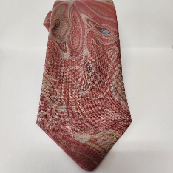 Vintage Abstract Tie – Woodward’s – Made in Canada - Picture 2 of 4